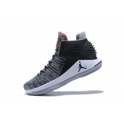 Nike Erkek Air Jordan 32 Siyah / Kırmızı / Gri Basketbol Ayakkabısı Türkiye - X873GXHK